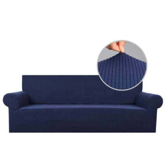 Husa pentru canapea de 3 locuri - Classic - Albastru Inchis
