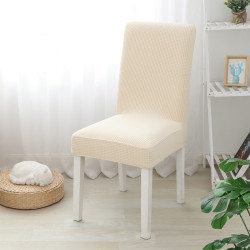Set 6 huse universale pentru scaune - crem Set 6 huse universale pentru scaune - crem