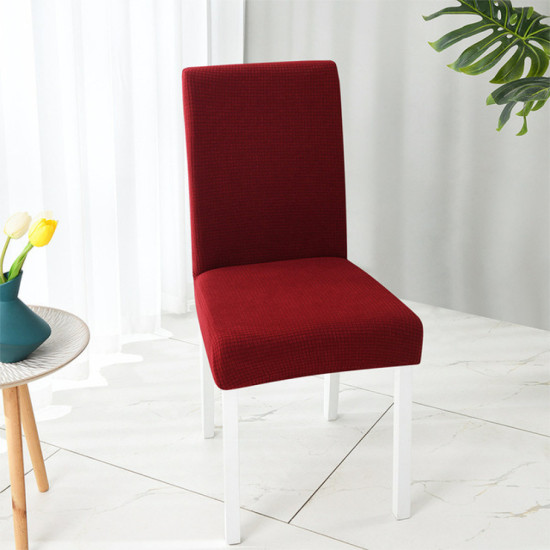 Set 6 huse universale pentru scaune - grena Set 6 huse universale pentru scaune - grena