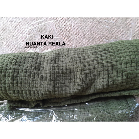 Set 6 huse universale pentru scaune - Kaki