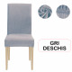 Set 6 huse universale pentru scaune - gri deschis Set 6 huse universale pentru scaune - gri deschis