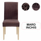 Set 6 huse universale pentru scaune - maro inchis Set 6 huse universale pentru scaune - maro inchis