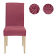Set 6 huse universale pentru scaune - roz inchis