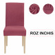 Set 6 huse universale pentru scaune - roz inchis Set 6 huse universale pentru scaune - roz inchis