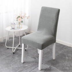 Set 6 huse universale pentru scaune - gri deschis