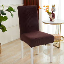 Set 6 huse universale pentru scaune - maro inchis Set 6 huse universale pentru scaune - maro inchis